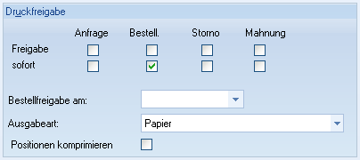 Afdruk vijgave