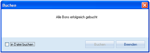  Alle Bons sind gebucht