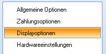 Displayoptionen