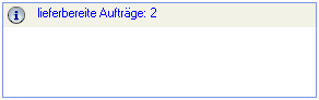 Hinweis auf bestehende Aufträge