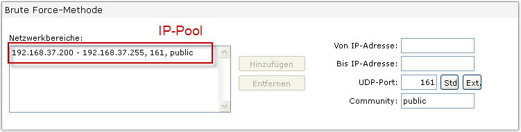 Einstellungen im fsm-Client